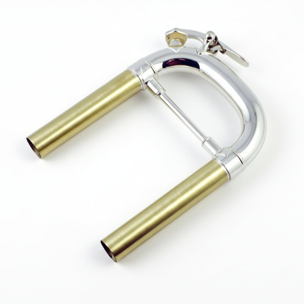 Bach Stradivarius C Trumpet Tuning Slide Assembly, Fits 25A Leadpipes, Silver Plated