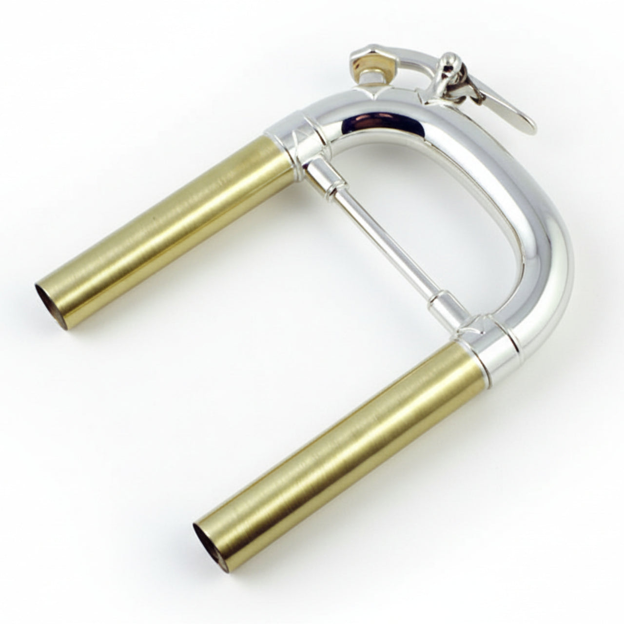 Bach Stradivarius C Trumpet Tuning Slide Assembly, Fits 25C Leadpipes, Silver Plated