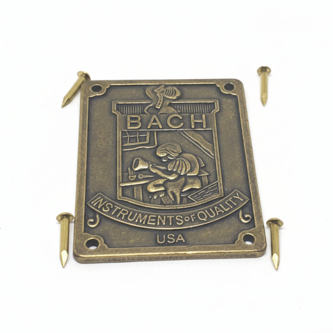Bach Stradivarius C180(C) Trumpet Case Name Plate with 4 Nails