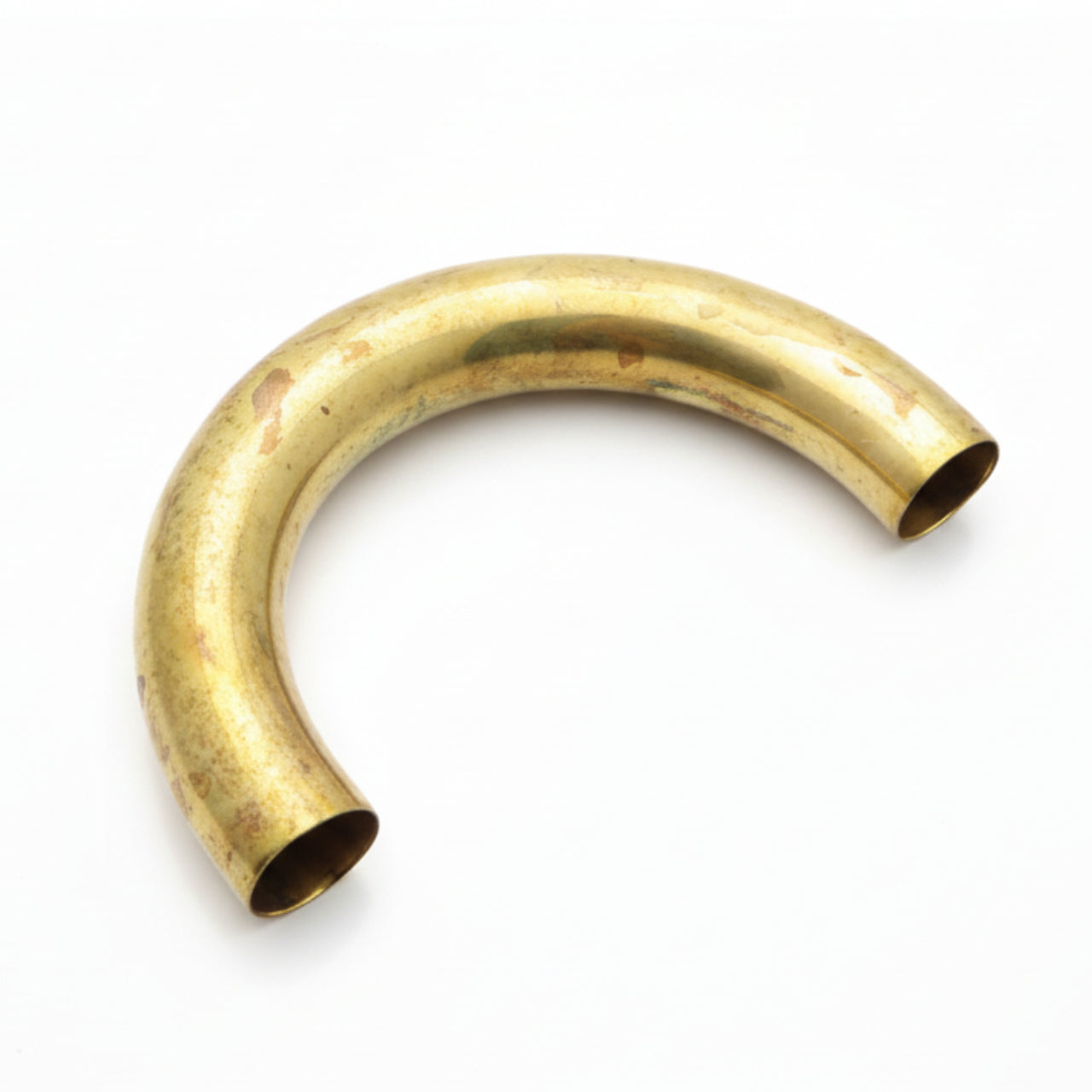 Bach Bb Stradivarius Trumpet Lightweight Large Bore Rounded Tuning Slide Crook Raw Brass