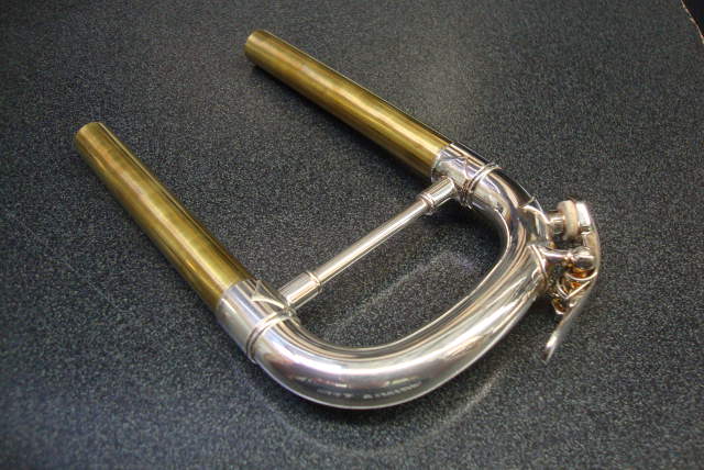 Bach Bb Stradivarius Trumpet LT180ML "Lightweight" Med Large Bore Tuning Slide Assembly, Silver
