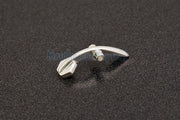 Bach Stradivarius Trumpet 3rd Slide Waterkey, Silver Plated