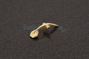 Bach Stradivarius Trumpet 3rd Slide Waterkey, Gold Plated
