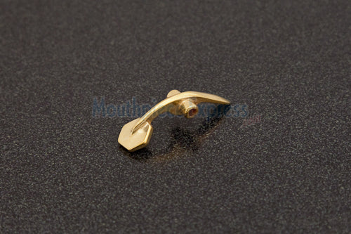 Bach Stradivarius Trumpet 3rd Slide Waterkey, Gold Plated
