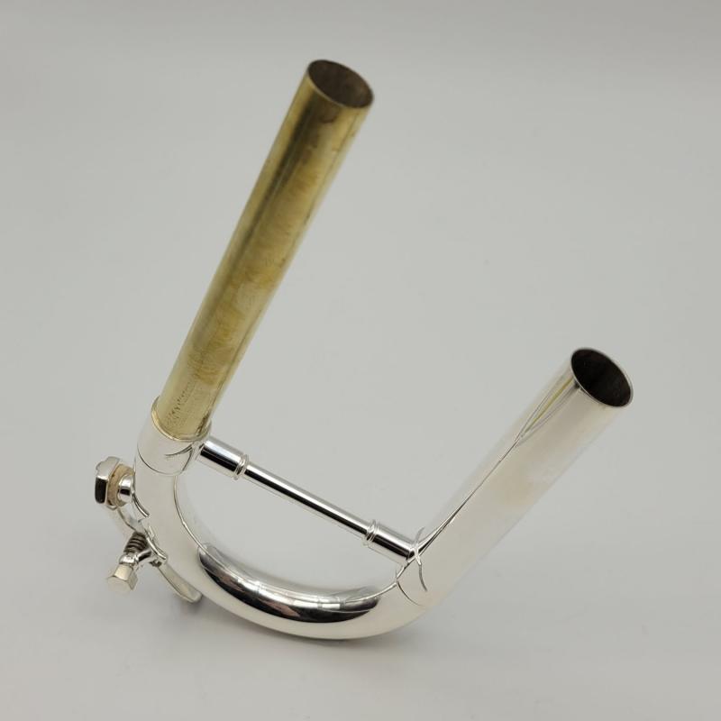 Conn/King Sousaphone Lower 3rd Slide Assembly, Silver Plated