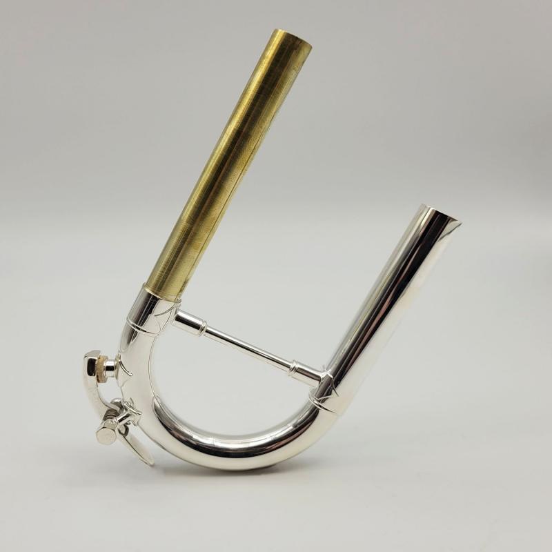 Conn/King Sousaphone Lower 3rd Slide Assembly, Silver Plated