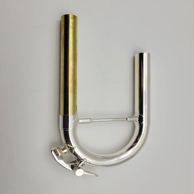 Conn/King Sousaphone Lower 3rd Slide Assembly, Silver Plated