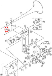 Yamaha Trombone Outside F Tuning Slide No. 3 to Small Ferrule Brace