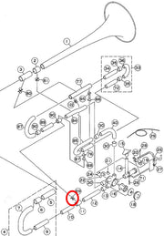 Yamaha Trombone Outside Tuning Slide to Outside F Slide Brace 2
