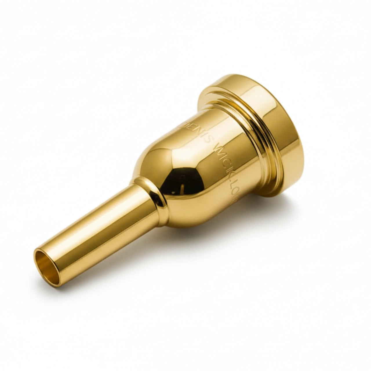 Denis Wick Trombone mouthpiece with large shank, heavytop, gold plated