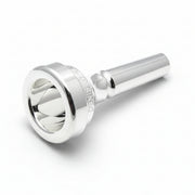 denis wick trombone mouthpiece with large shank, silver