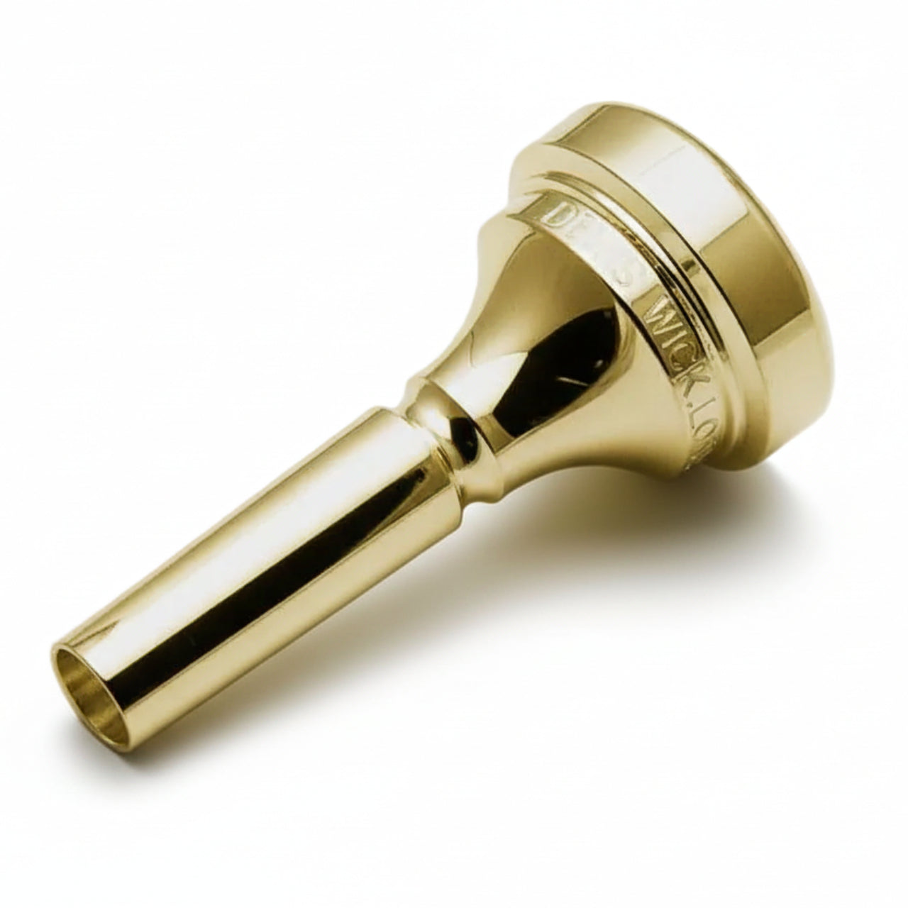denis wick trombone mouthpiece with a small shank, gold plated