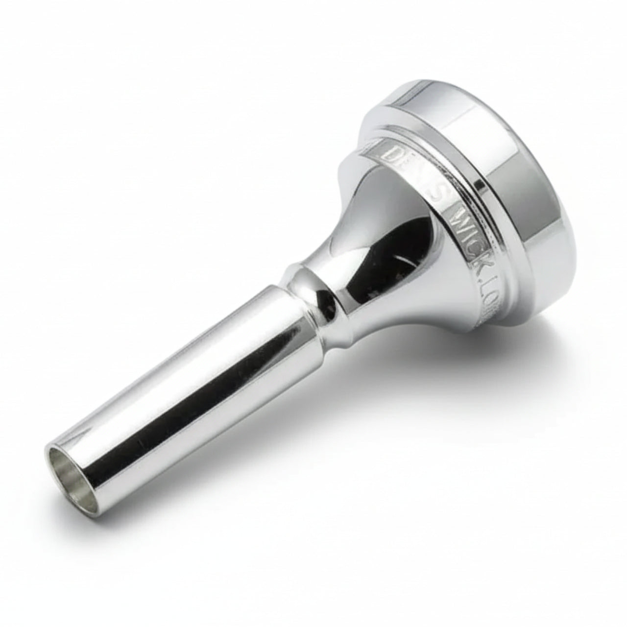 denis wick trombone mouthpiece with small shank, silver