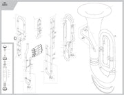 Eastman Tuba Water Key EBB534