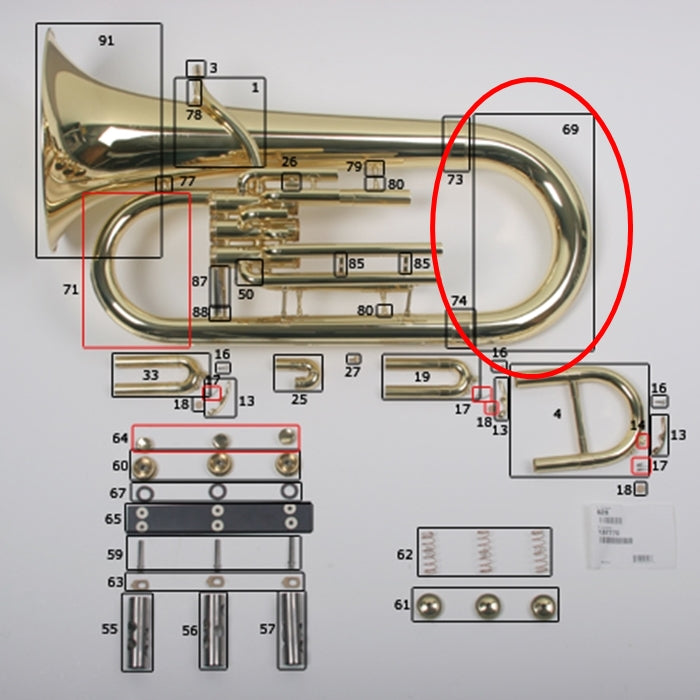 Bach/Conn/King Euphonium Bow