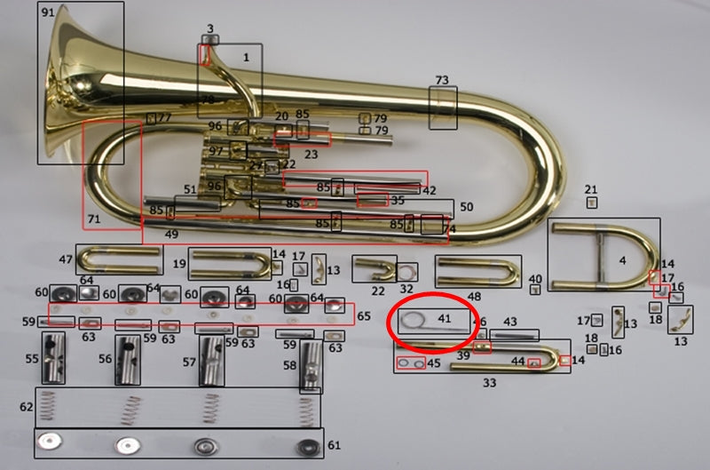 Bach/Conn/King Euphonium Finger Ring