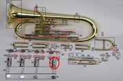 Bach/Conn/King Euphonium 4th Valve Piston