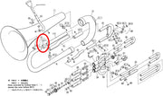 Yamaha Euphonium Branch Assembly YEP201(2)