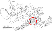 Yamaha Euphonium Valve Casing Assembly EP201S(2)