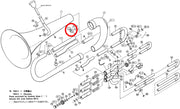 Yamaha Euphonium Bell to Outside Tuning Slide Brace EP201S(2)