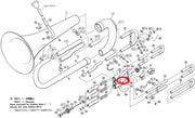 Yamaha Euphonium 2nd Valve Auxiliary Tube EP201S(2) G1344541