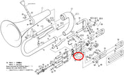 Yamaha Euphonium 3rd Valve Auxiliary Tube EP201S(2)