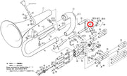 Yamaha Euphonium/Tuba Water Key Holder EP201S(2)