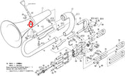 Yamaha Euphonium Mouthpipe Ferrule EP201S(2)