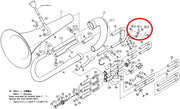 Yamaha Euphonium/Tuba Tuning Slide Water Key Set YEP201MS H0390001