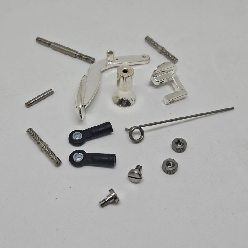 Getzen Eterna Flugelhorn 3rd Slide Trigger Assembly Silver Plated