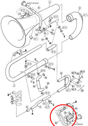 Yamaha Euphonium Mouthpipe Assembly (Marching) EP201MS