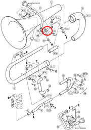 Yamaha Euphonium Mouthpipe Clamp EP201MS