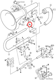 Yamaha Euphonium Bell to Mouthpipe Brace EP201MS