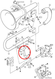 Yamaha Euphonium Hand Rest Assembly EP201M