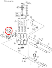 Yamaha Euphonium 2nd Valve Slide Assembly YEP211
