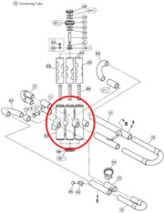 Yamaha Euphonium Valve Casing Assembly EP211