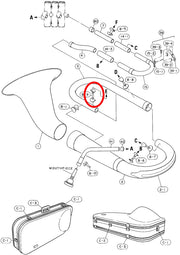 Yamaha Euphonium Branch to 1st Valve Outside Slide Brace EP211