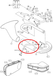 Yamaha Euphonium Mouthpipe Assembly with Reciever YEP211S