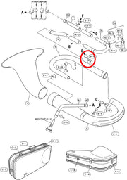 Yamaha Euphonium Branch to 3rd Valve Outside Slide Brace EP211S