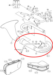 Yamaha Euphonium Bow Assembly EP211S