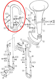 Yamaha Euphonium Branch Assembly Buffing EP321(2)