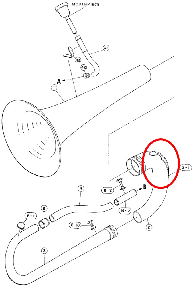 Yamaha Euphonium Bow Guard for EP621