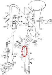 Yamaha Euphonium 4th Valve Auxiliary Slide No. 2 EP321