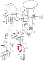 Yamaha Euphonium 4th Valve Outside Slide Long, EP321(2)
