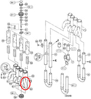 Yamaha Euphonium 1st Valve Auxiliary Tube (1) EP201(2), EP321