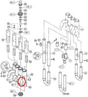 Yamaha Euphonium 1st Valve Auxiliary Tube (2) EP201(2), EP321