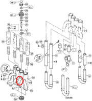 Yamaha Euphonium 2nd Valve Auxiliary Tube EP201(2), EP321