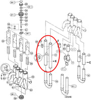 Yamaha Euphonium 3rd Valve Outside Slide Assembly EP321S W3601700