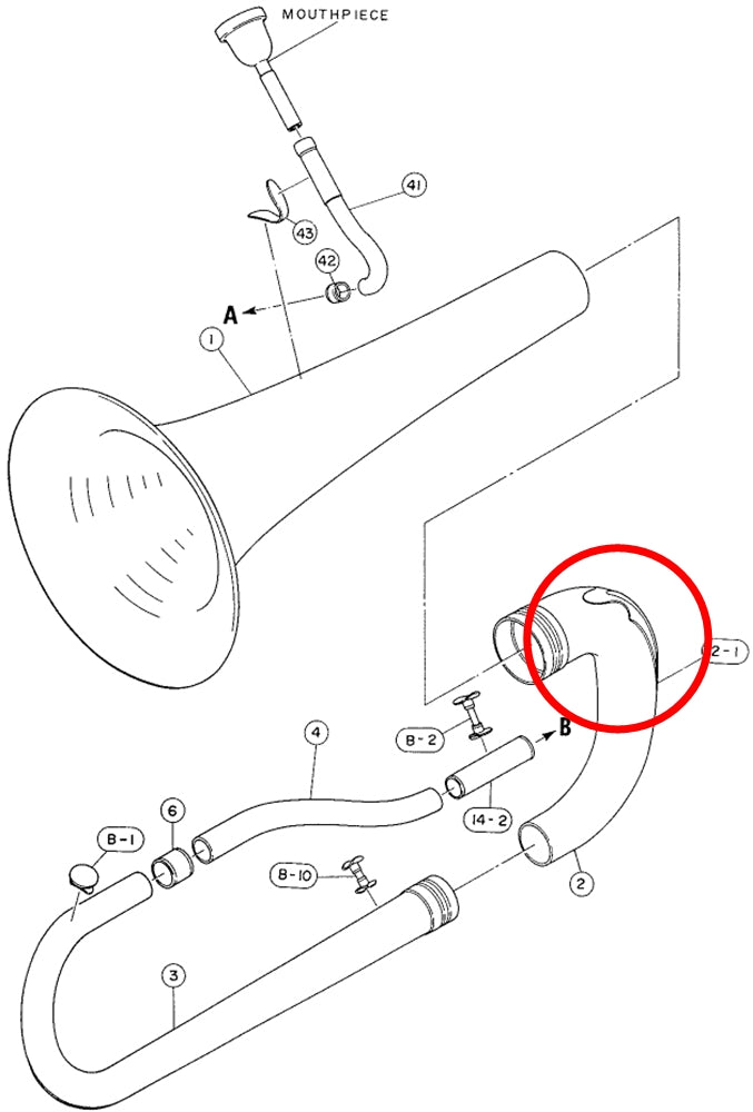 Yamaha Euphonium Bow Guard for EP621S