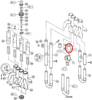 Yamaha Euphonium 2nd Valve Outside Slide Long EP321S